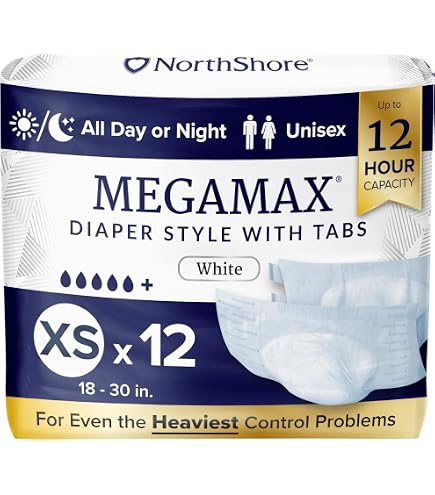 Amazon.com: Northshore MegaMax 12-Hour HBL Adult Diapers for Heavy